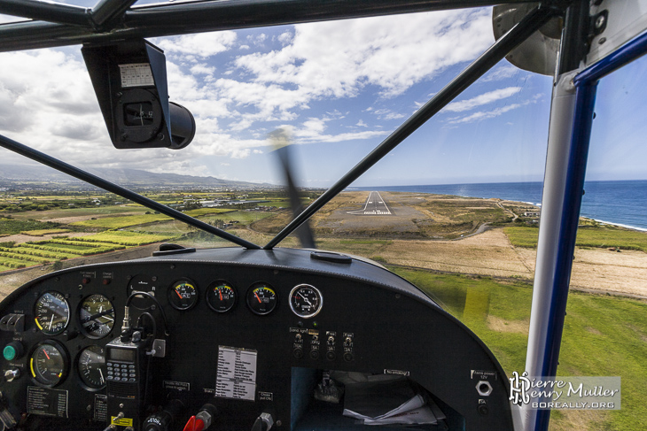 A&eacute;ronautique Ile R&eacute;union Vol ULM St-Pierre-Pierrefonds Atterrissage