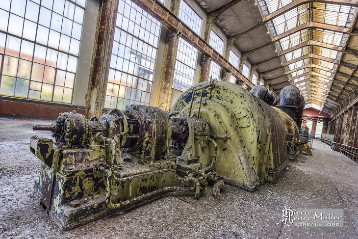 Friche Industrielle Centrale Thermique EDF Saint-Denis Chaudi&egrave;re Alsthom Hall HDR