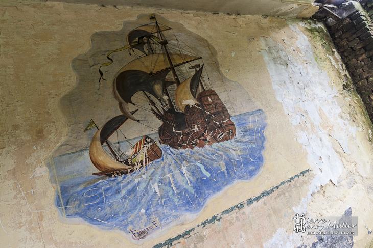 Fort Militaire Chartreuse Liege Dessin Bateau Bleu