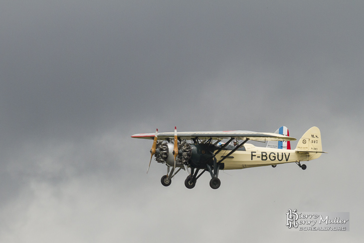 Deux Morane Saulnier bien aligné