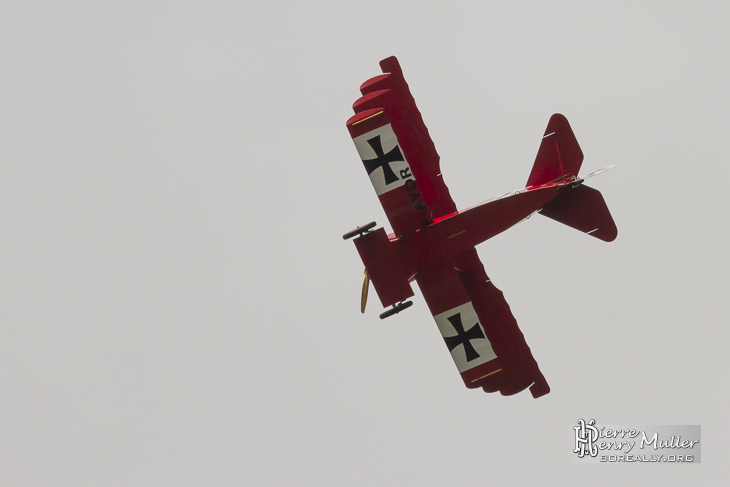 Fokker Triplan en vue symétrique