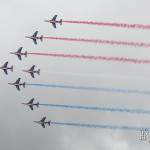 Formation grande flèche de la Patrouille de France