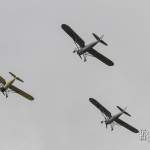 Morane Saulnier en formation au Bourget