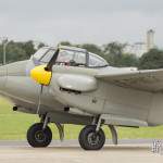 Mosquito .75 F-WMOZ avec Jack Krine aux commandes