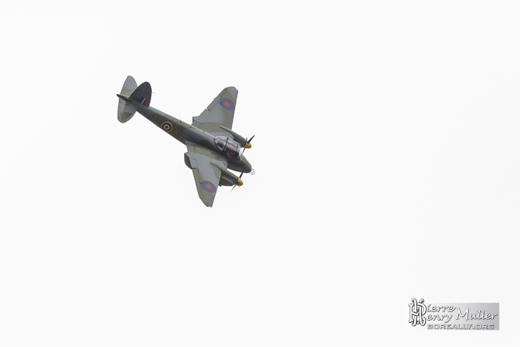 Mosquito .75 F-WMOZ en vol au Bourget