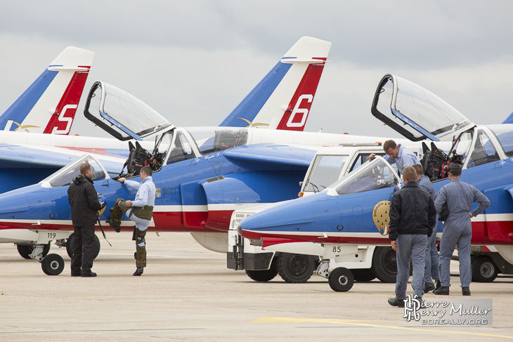 Patrouille de France 2014 embarque pour les 100 ans du Bourget