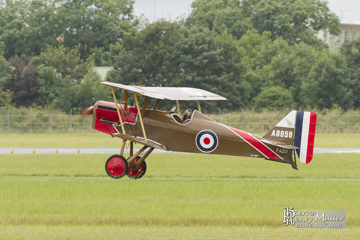 RAF SE5 à l'atterrissage au Bourget