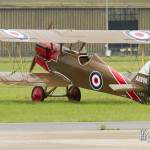 RAF SE5 au démarrage moteur au Bourget