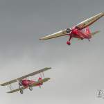 Stinson et Travel Air en formation au Bourget