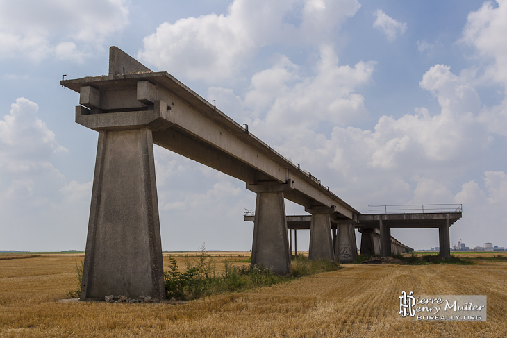 Gare de Ruan de la ligne de test de l'Aérotrain Bertin