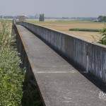 Voie de l'aérotrain en direciton du nord vue depuis la gare de Chevilly