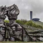 Monuments du mont Buzludzha en Bulgarie