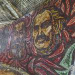 Portraits en mosaïque Todor Givkov, Karl Marx et Lénine
