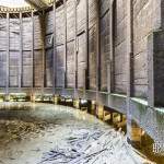 Intérieur de la tour aéroréfrigérante