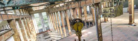 ...Palan du pont roulant du hall de maintenance des chaudi&egrave;res Alstom....