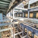 Structure du hall des machines de la centrale EDF Saint-Denis en TTHDR