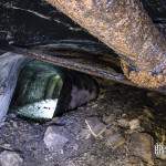 Embrenchement de la galerie de roulage et de la sorie d'aération forcée obstruée