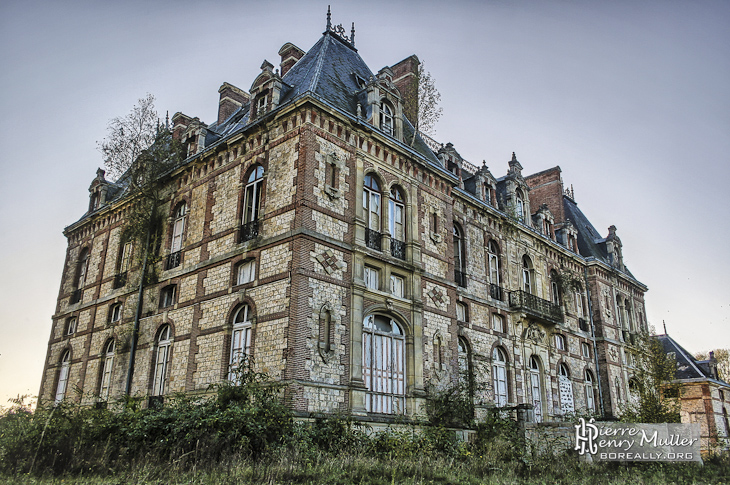 Château de Bonnelles de la duchesse d'Uzès façade nord