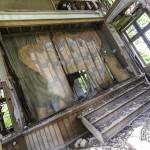 Scène du théâtre du château abandonné Mesen à Lede