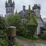 Château Home de Noisy Miranda depuis les dépendances