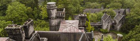 ...Depuis la tour centrale, on a une vue sur toutes les installations du château Noisy Miranda....