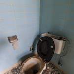Toilettes abandonnés dans le château Noisy Miranda