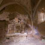 Salle en ruine au château abandonné Saint Vincent le Paluel