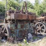 Moteurs industriels en attente de ferraillage