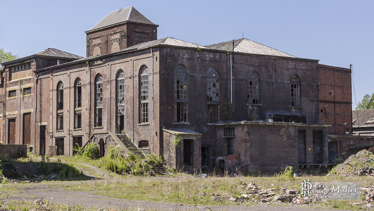 Ruines de bâtiments industriels de la cokerie Anderlues