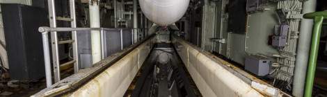 ...Missile masurca au dessus de la chambre à barillet babord du ColberT....