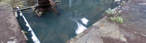 ...La couleur de l&rsquo;eau croupie est impressionnante....