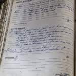 Cahier d'ordres de mission datant de 1962