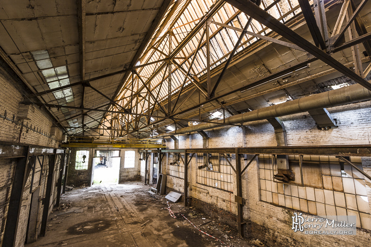 Hangar atelier aux forges de Clabecq