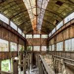 Panoramique HDR d'un hangar des forges de Clabecq