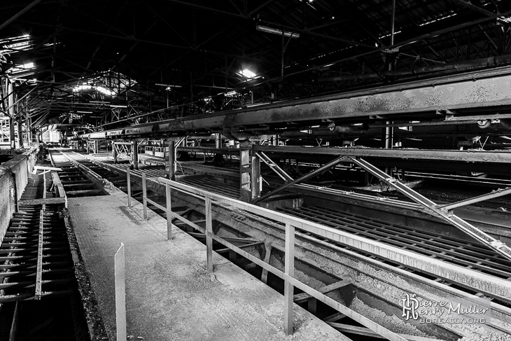 Passerelle de convoyeur à bande