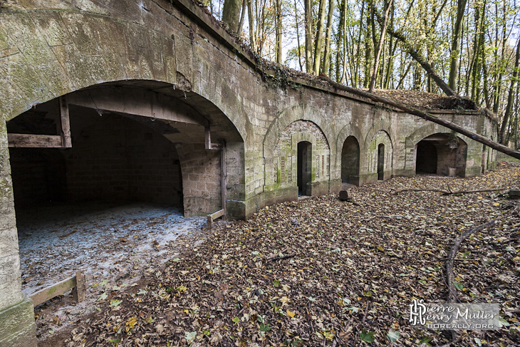 Caponnières au Fort Séré Rivières de Domont