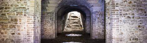 ...Chemin d’accès aux souterrains du Fort de Domont en TTHDR...