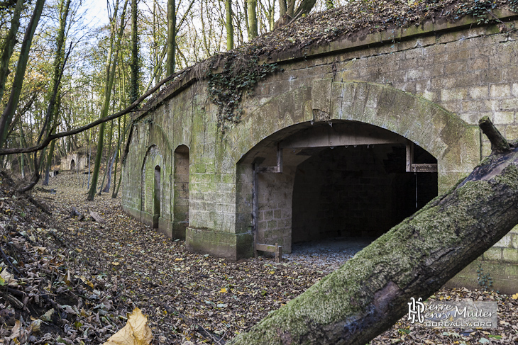 Entrées de caponnière au Fort Séré Rivières de Domont