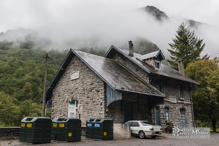 Gare de Buzy-en-Béarn sur la ligne Pau Canfranc