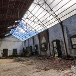 Hangar de la gare de Canfranc en HDR