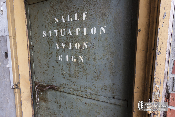 Salle situation avion du GIGN