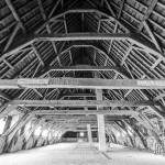 Charpente en bois du toit du monastère de Mechelen