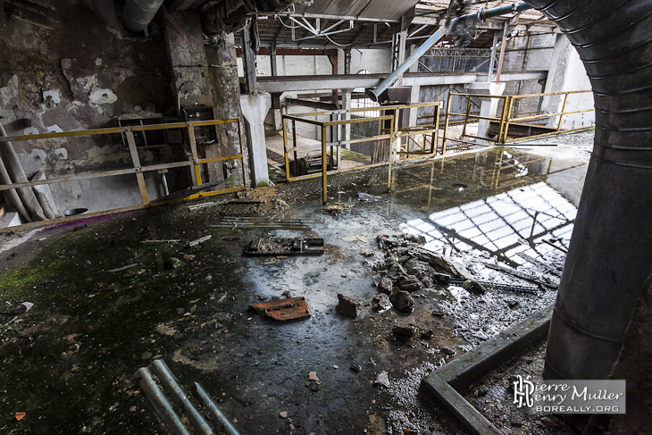 Papeterie abandonnée Darblay à Corbeil Essonnes