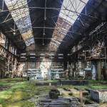 Vue d'ensemble d'un hangar de l'usine SAFEA