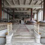 Grande salle des cuves à bière de la Brasserie Stella Artois de Leuven