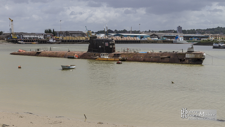 Sous marin Russe Foxtrot B-39 dans le Kent