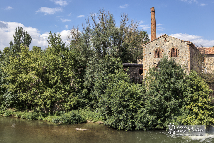 Ancienne tannerie sur les bords du Dadou à Graulhet