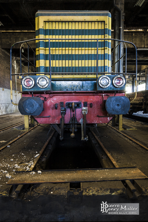 Avant d'une locomotive SNCB