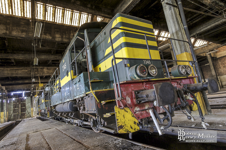 Locomotive 7345 SNCB class 73