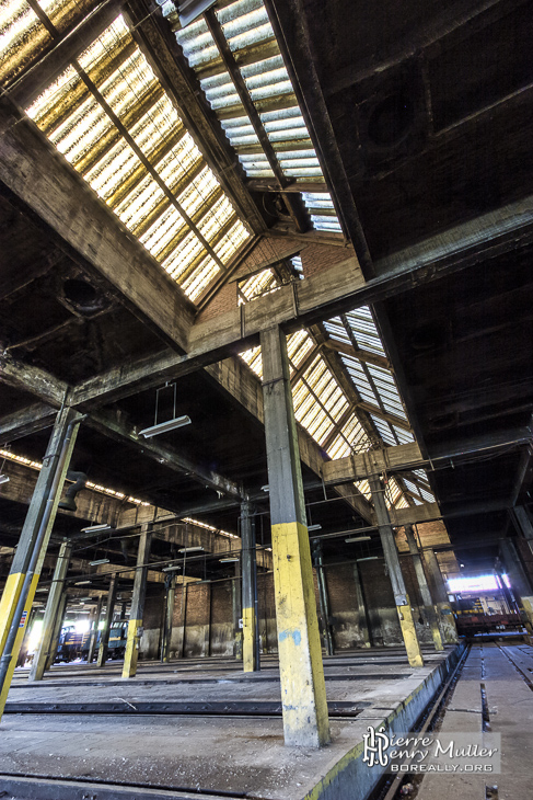 Structure du dépôt de trains SNCB de Charleroi